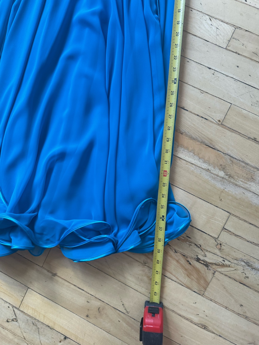 Wayne Clark Teal Blue Long Sleeve Maxi Dress - Picture 5 of 12